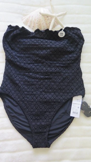 NEW Seafolly 14DD Daydreamer One Piece Underwire Detachable Straps Black RRP$220 - Image 3 of 4