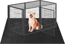 Dog Playpen Mat, Crate Pad Liner for Kennel Training 29 48, Black