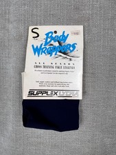VTG Body Wrappers Supplex Lycra Footless Tights Navy Small USA