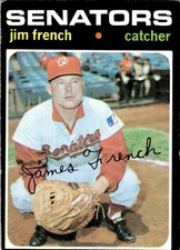 1971 Topps Jim French Washington Senators #399
