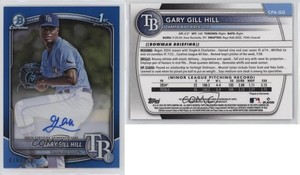 2025 Bowman Chrome Prospect Blue Refractor /150 Gary Gill Hill #CPA-GG Auto
