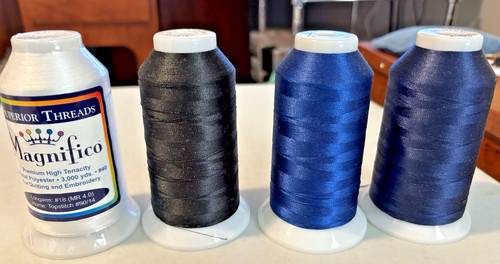 4 Nearly New Cones Magnifico Thread for Quilting, Machine Embroidery & More