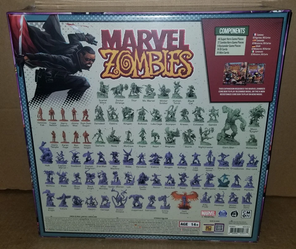 Marvel Zombies Zombicide Kickstarter Exclusive Stretch Goal Box (CMoN) New - Image 2 of 2