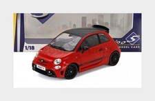 SOLIDO 1811304 FIAT - New 500 Abarth 595 2023 Red 1/18 Diecast Car