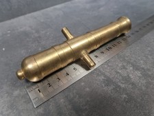 Massives Modell Kanonen Rohr Metall Messing 369g - NR. 9