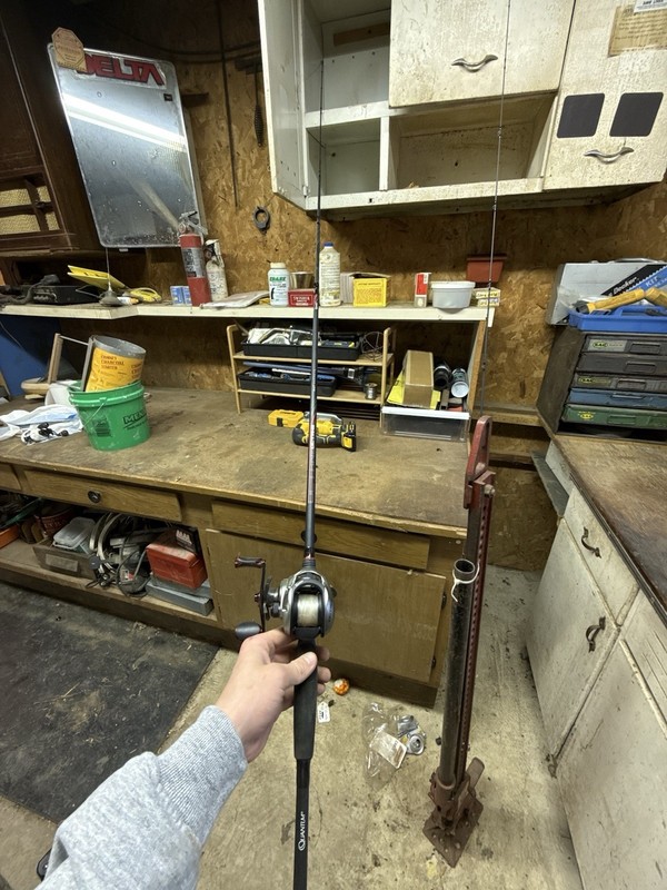 Quantum Black Baitcast Combo Baitcast Reel & Casting Rod Set (Rod & Reel)