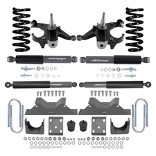 4" / 6" Lowering Drop Kit 1.25" Rotors SHOCKS For Chevy/GMC C10 C15 1973-1987
