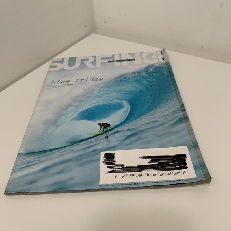 Surfing Magazine October 2012 Blue Friday Issue - Cloudbreak Fiji Vol 48 #10