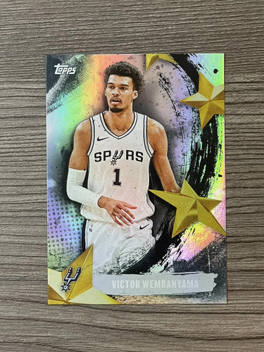 2025-26 Topps Chrome Flagship Victor Wembanyama Spurs Refraction ##3 FT78