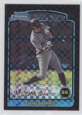 2003 Bowman Chrome X-Fractor Clint Barmes #176 5h9