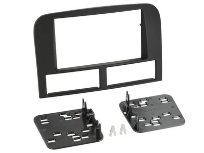 Para Jeep Grand Cherokee Todoterreno Marco Radio Coche Montaje Doble Din Negro - Imagen 1 de 4