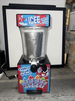 Iscream Genuine ICEE Brand Counter-Top Sized ICEE at Home Slushie Maker.