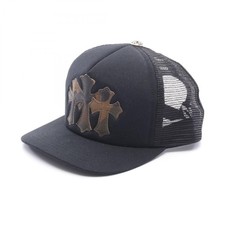 Chrome Hearts 3 Cemetery Cross Patch Camouflage Trucker Mesh Cap Hat Other Black