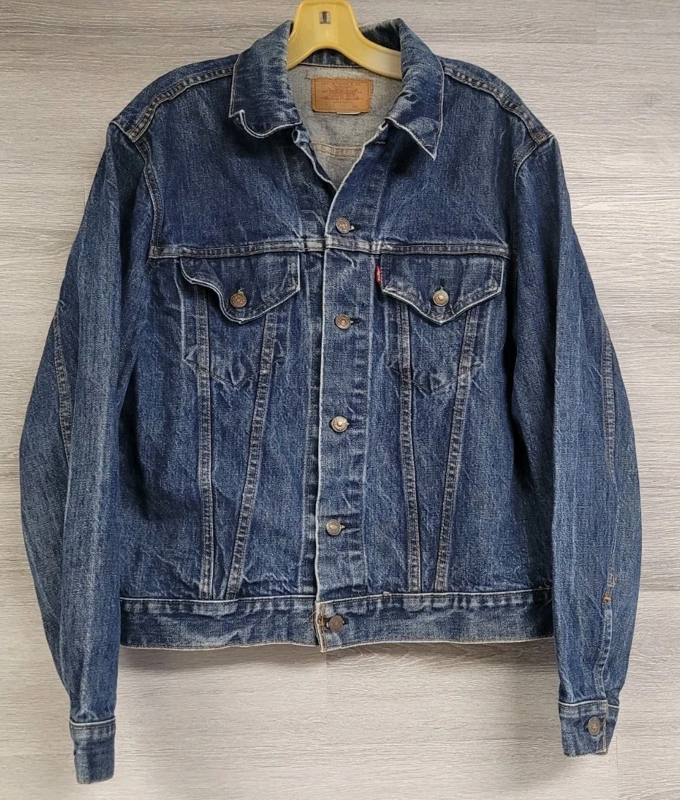 Vintage Mens Levi Jean Jacket In Vintage Outerwear Coats & Jackets