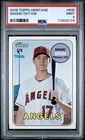 2018 Topps Heritage High Number - Shohei Ohtani #600 (RC) PSA 9 Mint