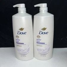 LOT of 2-Dove WINTER CARE Liquid Body Wash with Pump - 40oz Each FREE SHIPPING