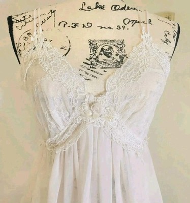 Wisteria Diane Samandi Neiman Marcus RARE Ivory Bridal Lingerie Medium