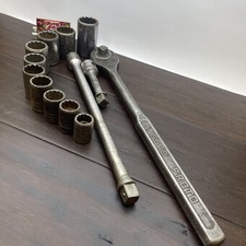 Vtg Proto 5649 34 Ratchet Western Giant 78 - 1 12 Socket Set Vtg Proto 5649 34 Ratchet Western Giant 78 - 1 12 Socket Set