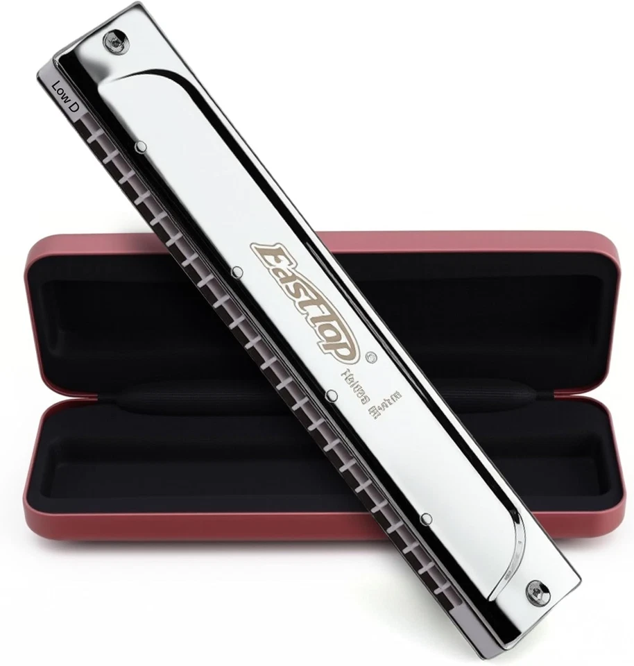 Trémolo armónica sensible de 24 agujeros - perfecta para profesionales y estudiantes Foto 3 de 4