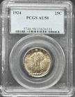 1924 Standing Liberty Quarter PCGS AU-58