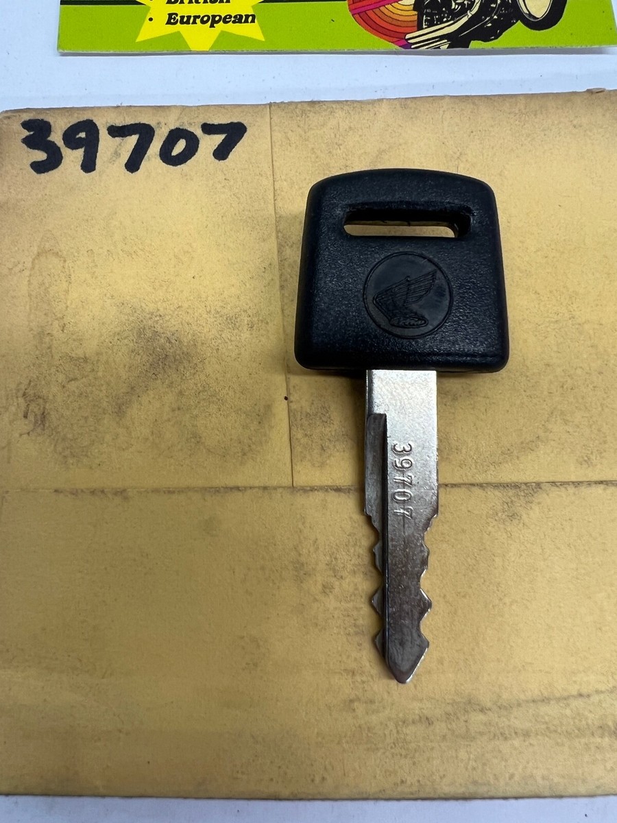 【くーページ】 Vintage TEC Honda Factory Pre Cut Motorcycle Key # 39707 OEM | eBay