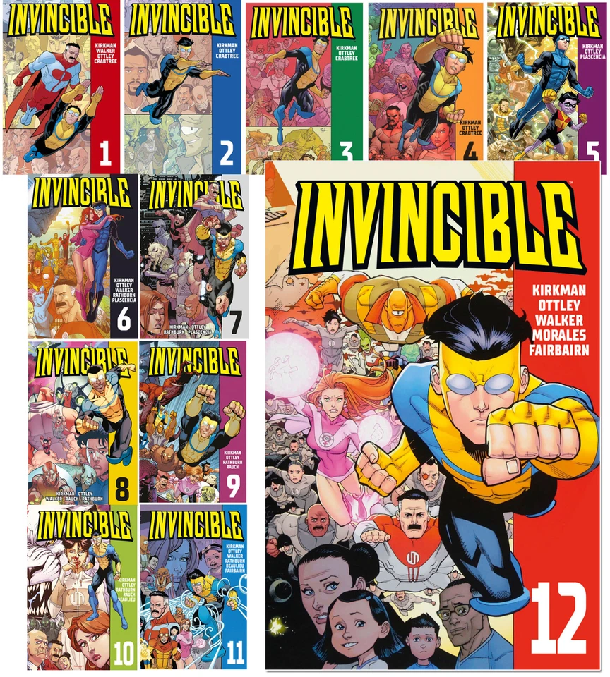 Invincible Band 1-12 Selezione | Robert Kirkman | Cross Cult | Nuovo