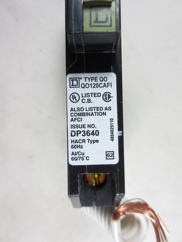 Schneider, Square D, Disyuntor, QO120CAFI, 20 Amperios, 120 Voltios, Nuevo en Caja - Imagen 5 de 17