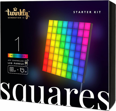 Squares Starter Kit App-Controlled LED Panel Light with 64 RGB (16 Million Color