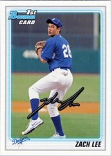2010 Bowman Draft Prospects #BDPP87 Zach Lee Los Angeles Dodgers