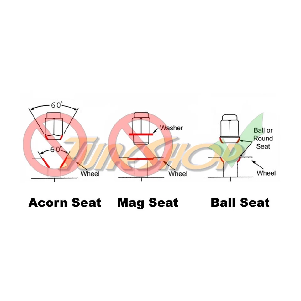 GORILA DE 4 CERRADURAS PARA HONDA ACURA BOLA RADIO STOCK OEM RUEDA TUERCA 12X1.5 CROMO Foto 2 de 2