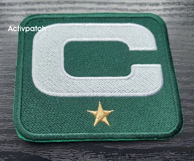 PATCHKING MADE IN GERMANY Green Packers Captain C Patch 1 star gold NFL Football USA Sports Superbowl sew