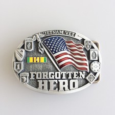 Vietnam Vet Forgotten Hero Enamel Belt Buckle G rtelschnalle Boucle de ceinture