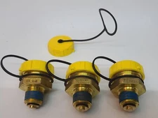 NOS Double Check Fill Valve Propane Tank D2210, Y17-08 (3X) with 4 caps NEW