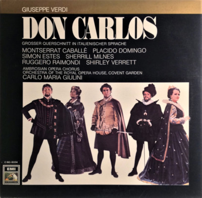 Verdi - Don Carlos (Querschnitt) -Caballe/Domingo - Vinyl-LP