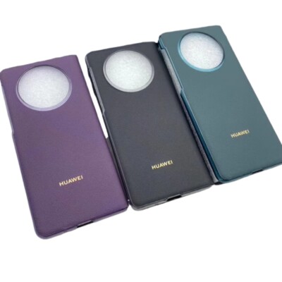 Original Luxury PU Leather Smart View Flip Case Cover For Huawei Mate X5