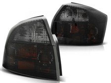 TAIL LIGHTS LTAU14 FOR AUDI A4 2000 2001 2002 2003 2004 SEDAN SMOKE