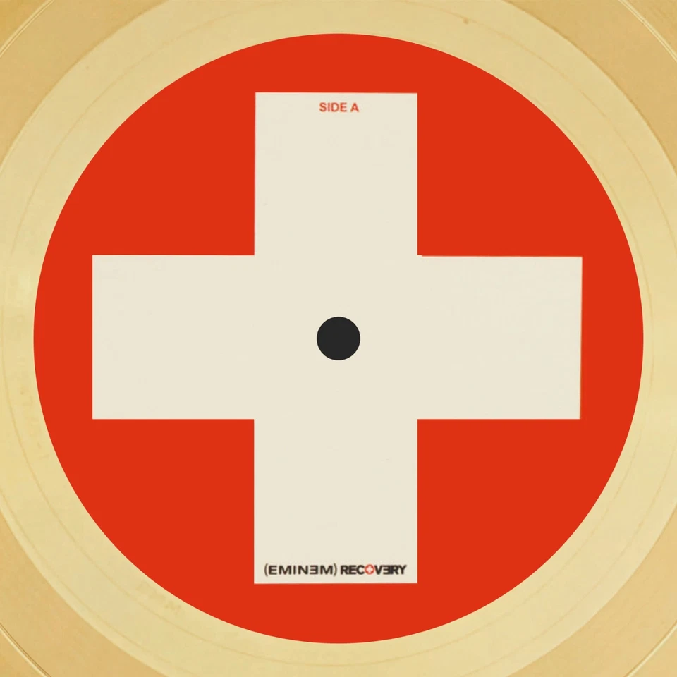 Eminem - Recovery / LP Gold 12" / Souvenir in black fram / Hardcore Hip-Hop - Image 2 of 4