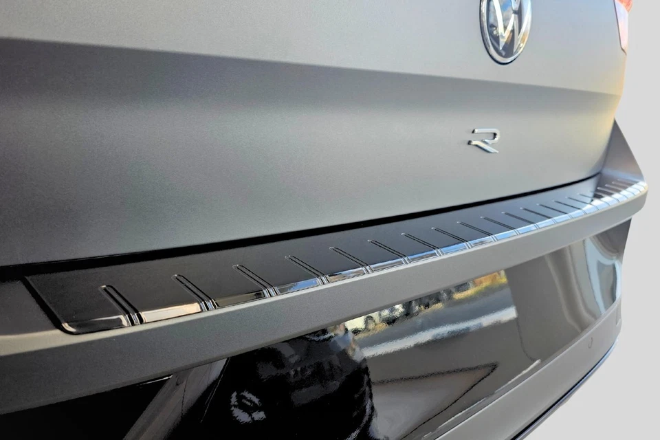 Ladekantenschutz für AUDI A6 C8 AVANT Schwarz GLANZ Pulverbeschichtet - Bild 3 von 4