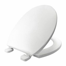 Bemis Kent STA-TITE Toilet Seat with Adjustable Plastic Hinges