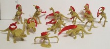 Assorted Dinosaur Skeleton Figures Artesian Ornaments Set of 12 BOGO Buy 1 get 1