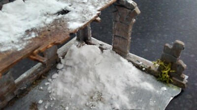 275g Frozen Snow Effect ~ Model Railway Scatter Warhammer Frostgrave Fantasy