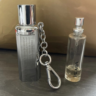 Prada Infusion d homme EDT 10ml in Silber Carry Cade Spender - RAR