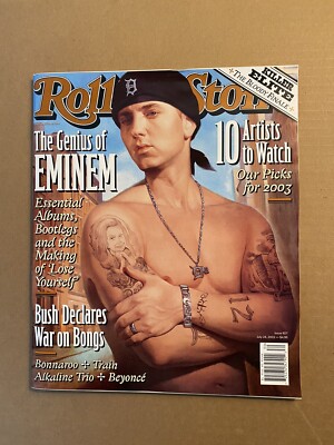 Rolling Stone Magazine Issue 927 - July 24 2003 Genius Of Eminem
