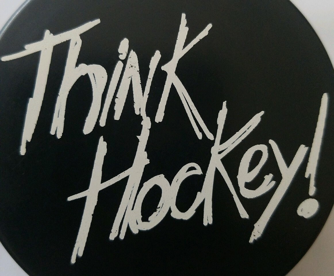 LONG BEACH ICE DOGS IHL OFFICIAL THINK HOCKEY PUCK MADE IN SLOVAKIA