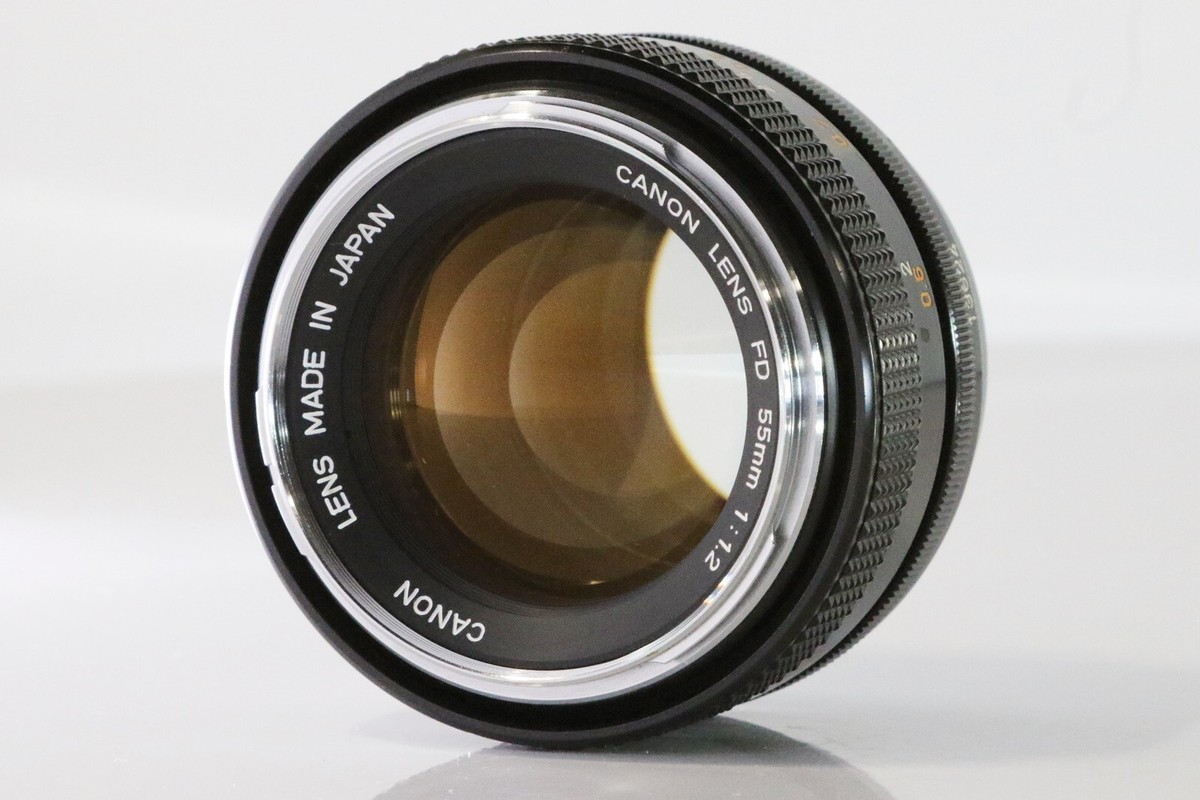 Top Mint] CANON FD 55mm F1.2 Chrome Nose “O” Lens MF Standard from