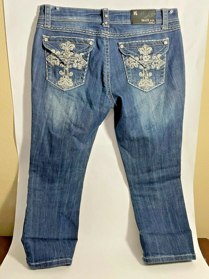 Grace In LA Jean Women Size 11/29 - Image 2 of 4