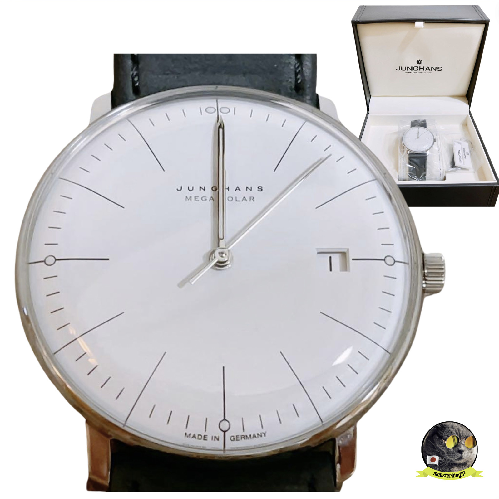 JUNGHANS Max Bill Mega Solar 059/2020.04 Men's Wa… - image 1