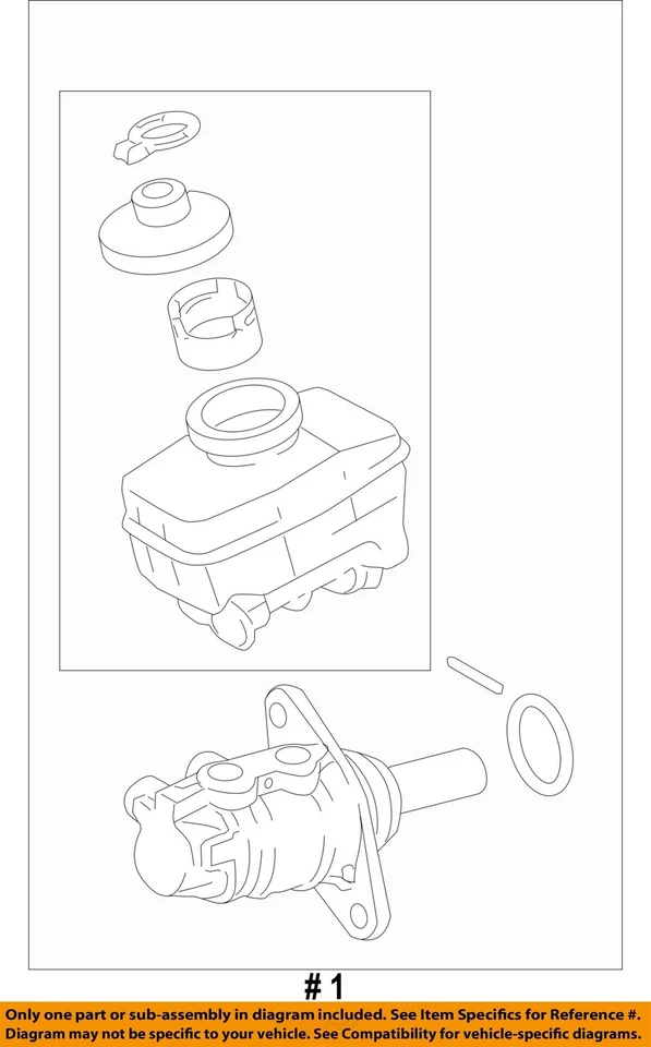 Used Brake Master Cylinder fits: 2014 Lexus IS250  Grade A - Image 4 of 4