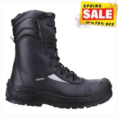 Cofra Off Shore S3 SRC Leather Protective Safety Work Boot Mens Black