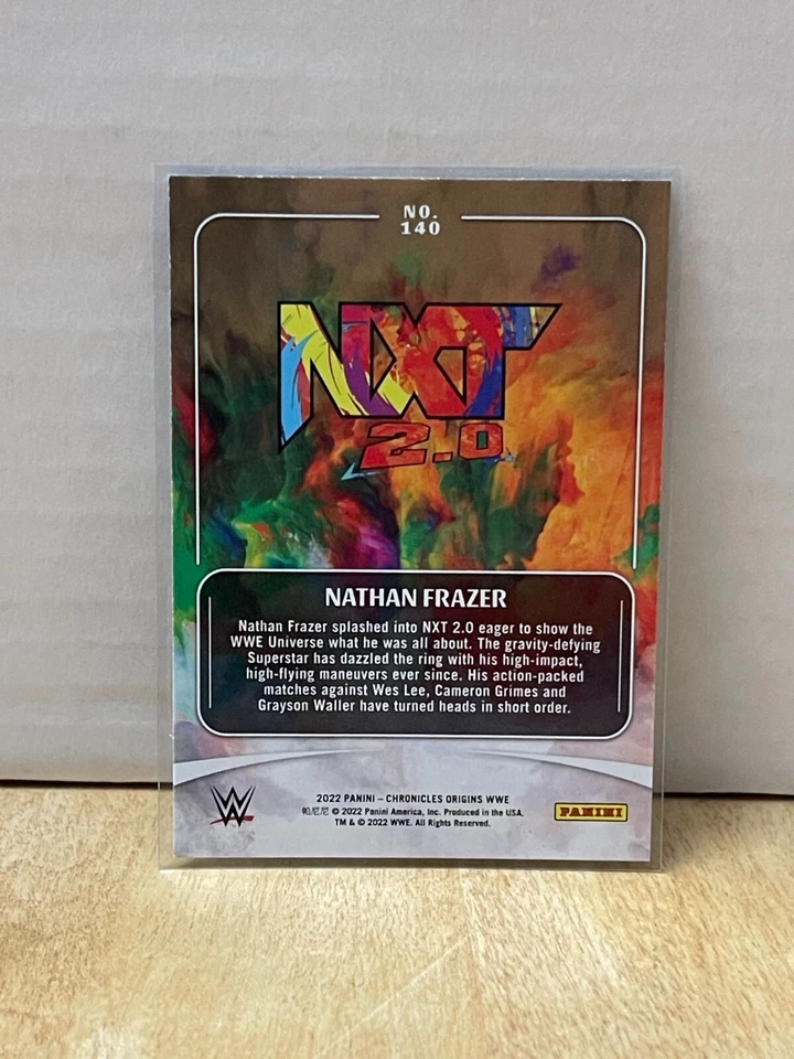 Nathan Frazer 2022 Chronicles WWE Origins - RC #140 - - Image 2 of 2